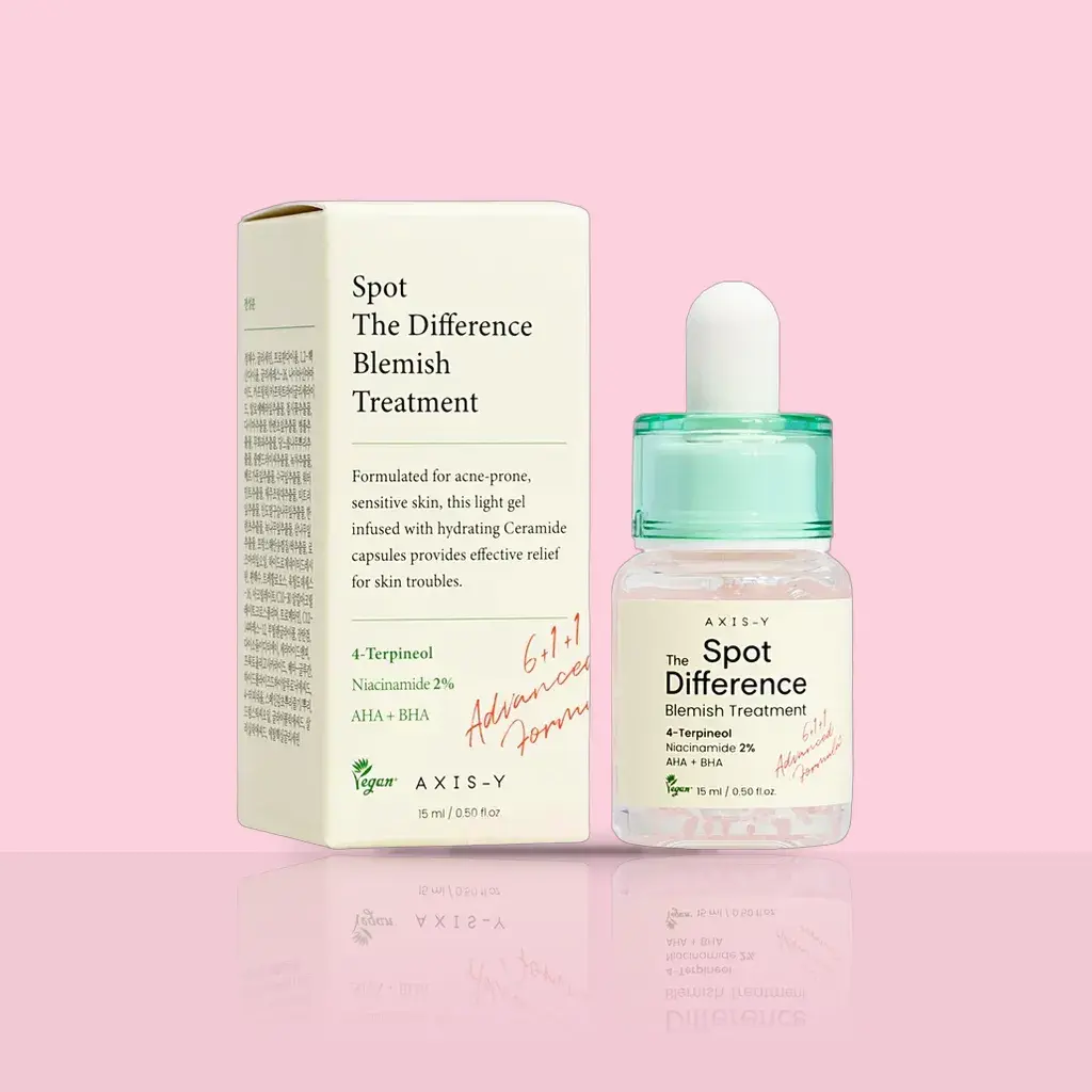 AXIS-Y spot the differnece blemish treatment